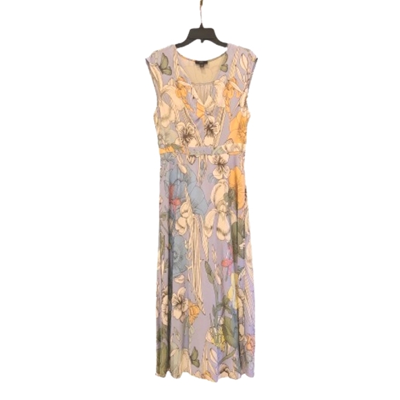 J. Crew Pastel Floral Maxi Dress Size 10 - Picture 10 of 10